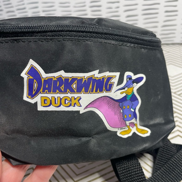 Darkwing Duck Disney Black Nylon Fanny Pack Hip Pack for Child - Picture 6 of 6